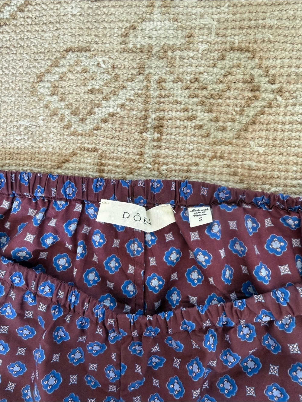 Doen Vienna Short in Menorca Foulard Print Size Small - Picture 4 of 6